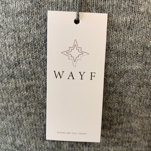 NWT Wayf gray women’s sweater size S - Picture 6 of 8